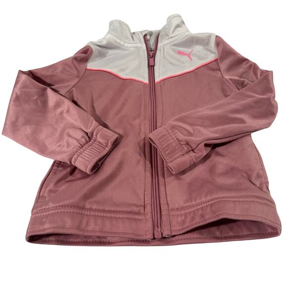 Puma Toddler 3T Zip Up Pink Jacket - Picture 1 of 6